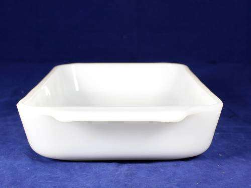 Anchor Hocking - rectangular milk glass dish