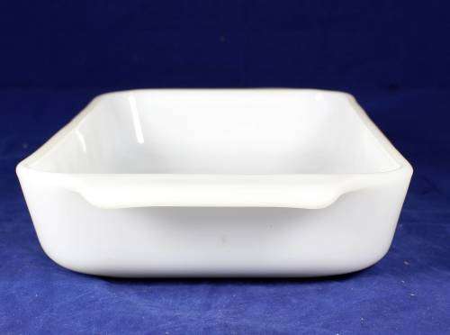 Anchor Hocking - rectangular milk glass dish