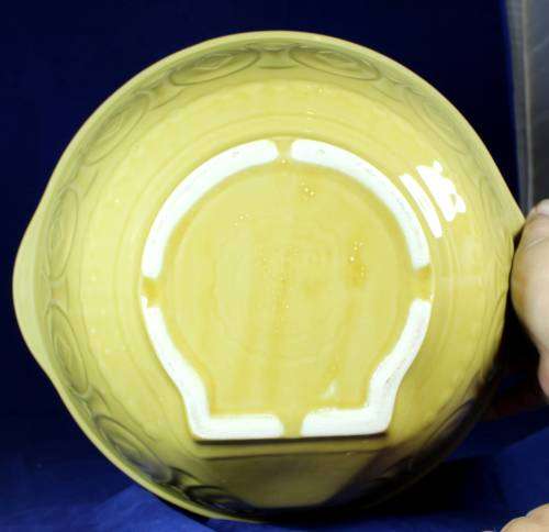 Vintage mixing bowl stamped and under-glazed