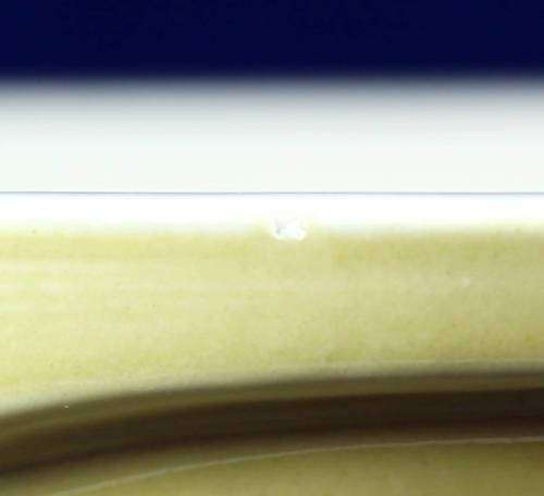 Vintage mixing bowl stamped and under-glazed
