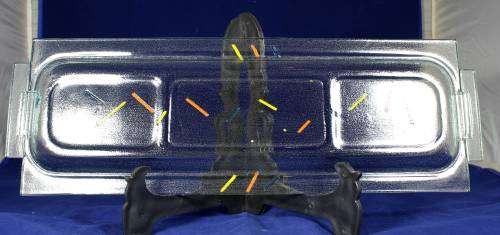 Very large glass sushi serving tray
