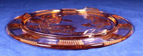 DEPRESSION GLASS CAKE STAND - BID NOW!!