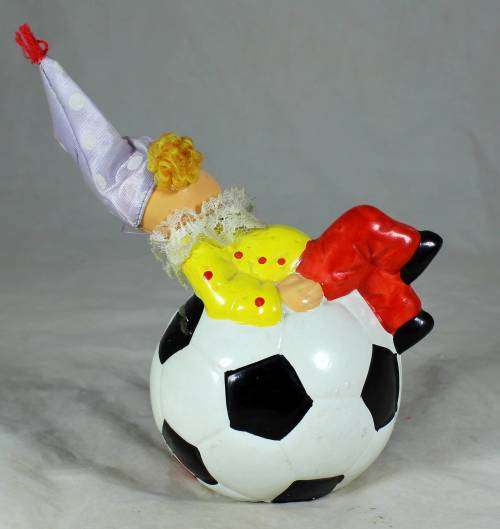 CLOWN SITTING ON A MONEY BOX BALL - BID NOW!!