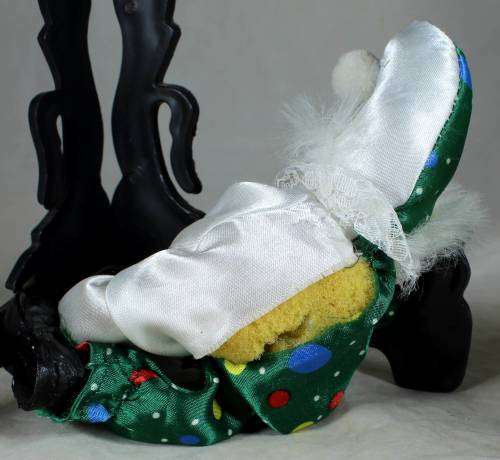 CLOWN LYING DOWN WITH AN UMBRELLA - BID NOW!!