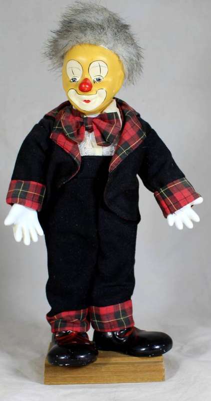 Clown on a stand