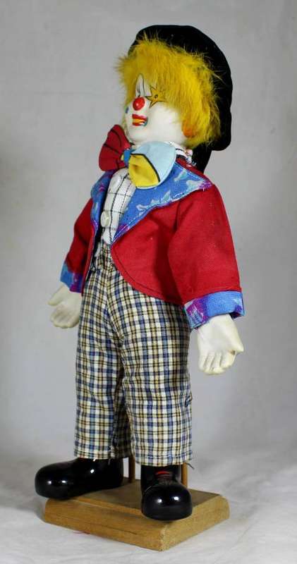 Clown on a stand