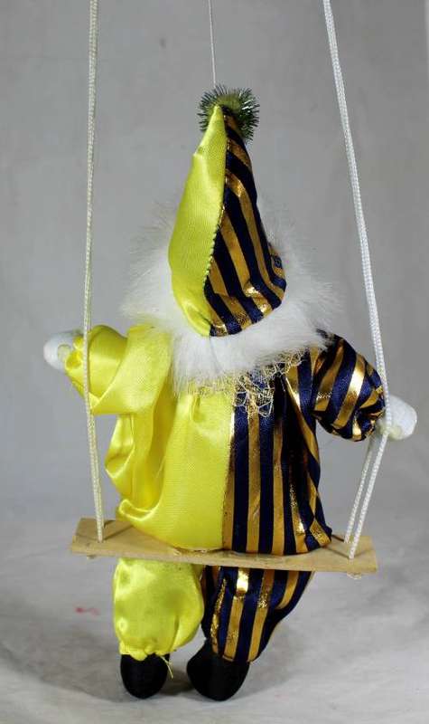 CLOWN SITTING ON A ROPE   - BID NOW!!