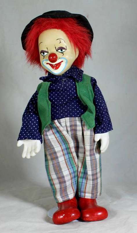 Clown on a stand