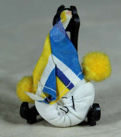 Cloth Clown Brooch