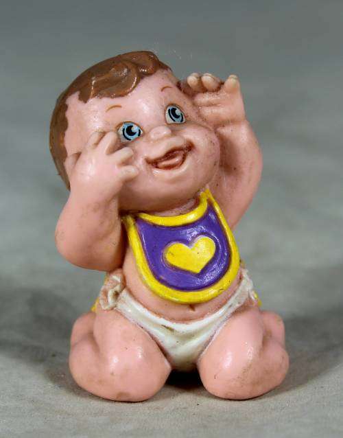 Nappy baby with a heart motif