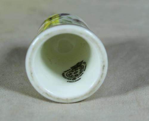 Thimble - Royal Worchester fine bone china butterfly