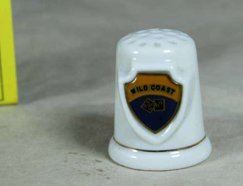 Porcelain thimble - Wild coast