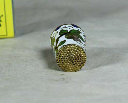 THIMBLE - CLOISSONE (BIRD IN A TREE) - BID NOW!!