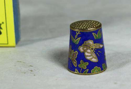 THIMBLE - CLOISSONE (BUTTERFLY) - BID NOW!!