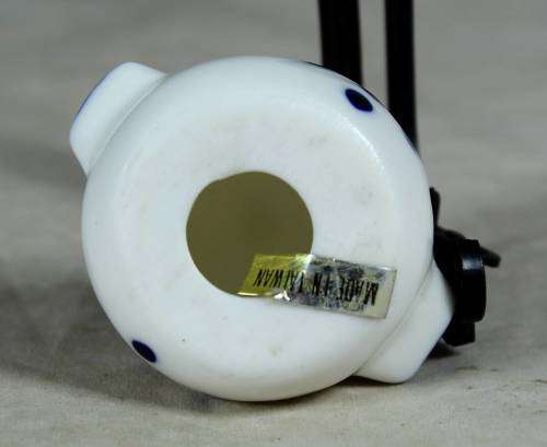 Miniature porcelain blue & white sugar bowl