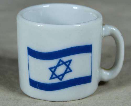 Miniature I love Israel mug