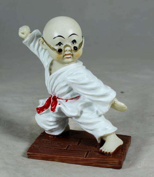 Kung Fu Buddha standing in a fighting position