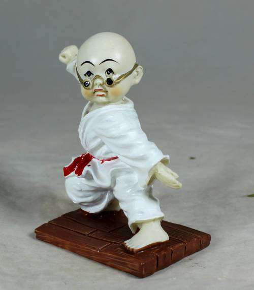 Kung Fu Buddha standing in a fighting position