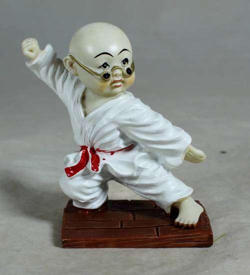 Kung Fu Buddha standing in a fighting position