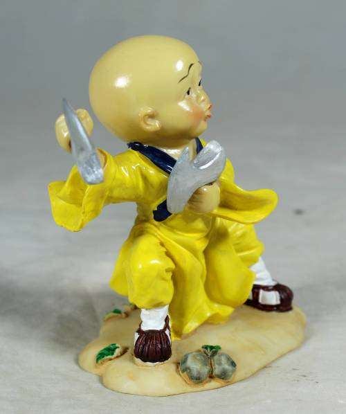 Kung Fu Buddha with fighting axe