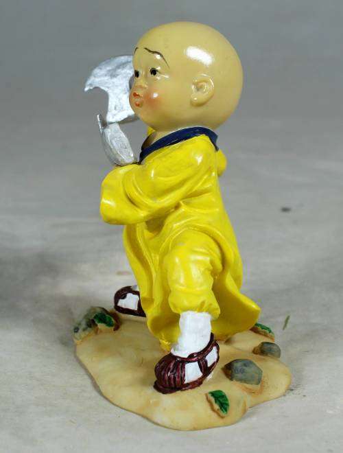 Kung Fu Buddha with fighting axe