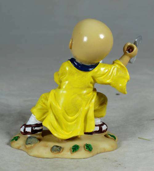 Kung Fu Buddha with fighting axe