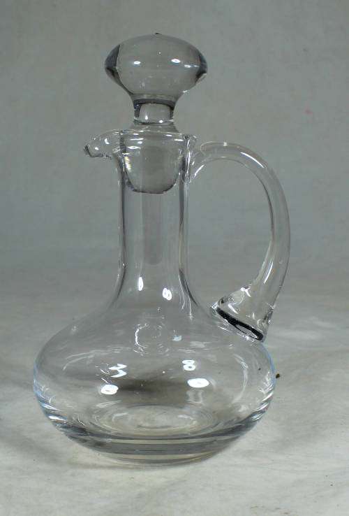 Glass vinegar bottle