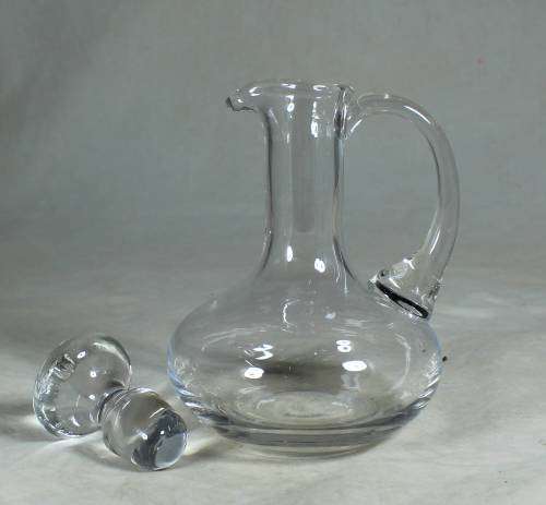 Glass vinegar bottle