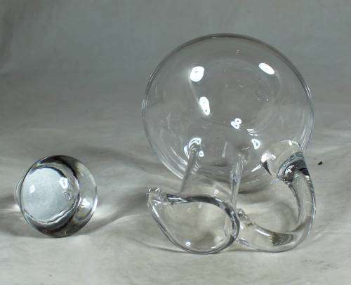Glass vinegar bottle