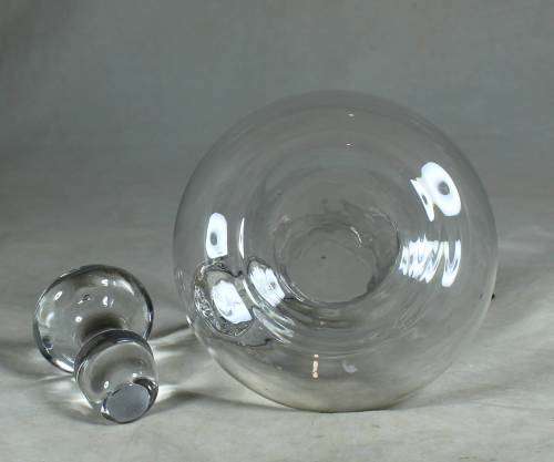 Glass vinegar bottle