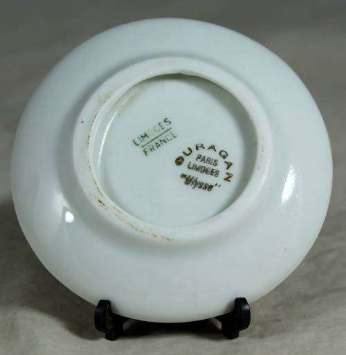 Limoges France display plate - Victorian couple