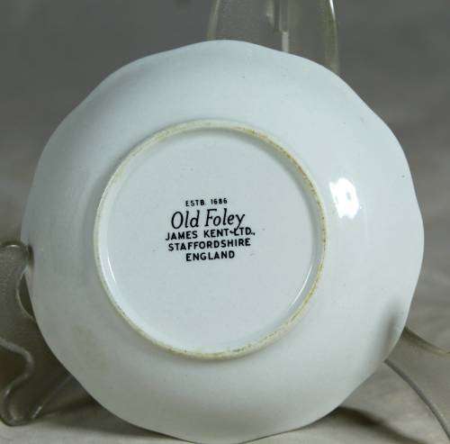 Old Foley James Kent Staffordshire display plate
