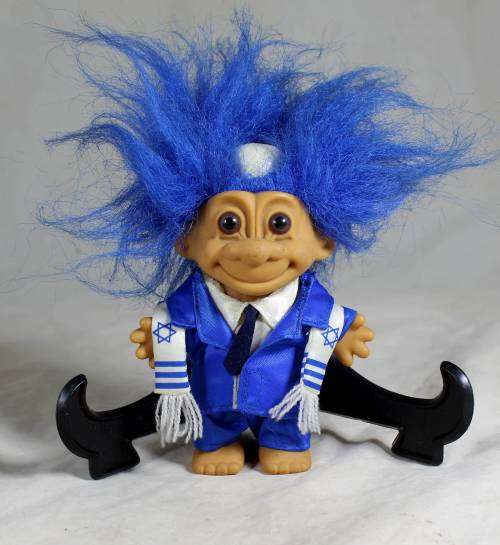 RUSS JEWISH TROLL IN A BLUE SUIT (VERY RARE)-BID NOW!!