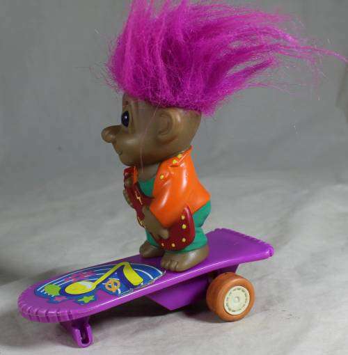 Russ troll on a skate board