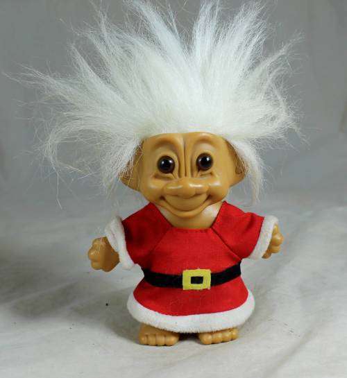 Russ Troll dressed as Mrs Claus