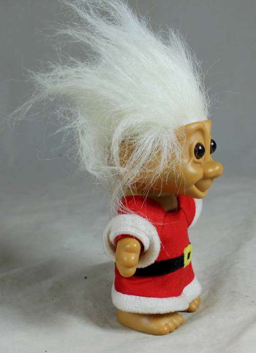Russ Troll dressed as Mrs Claus