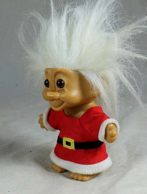 Russ Troll dressed as Mrs Claus