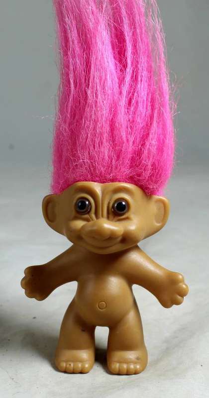 RUSS TROLL WITH PINK HAIR (NAKED)-BID NOW!!