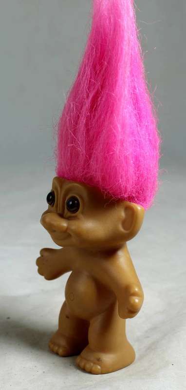 RUSS TROLL WITH PINK HAIR (NAKED)-BID NOW!!