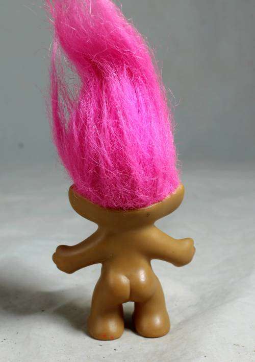 RUSS TROLL WITH PINK HAIR (NAKED)-BID NOW!!