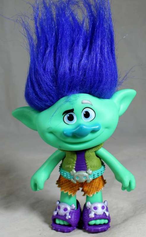 Russ Troll with green and blue hair