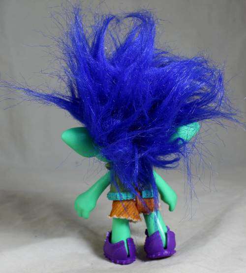 Russ Troll with green and blue hair