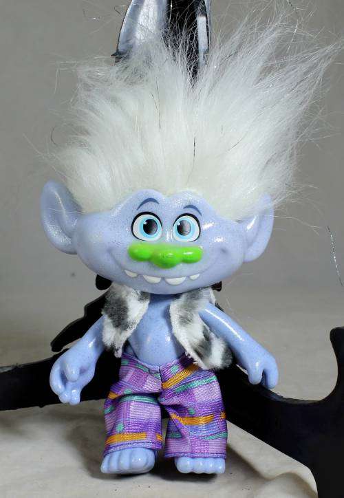 Russ Troll blue with silver hair