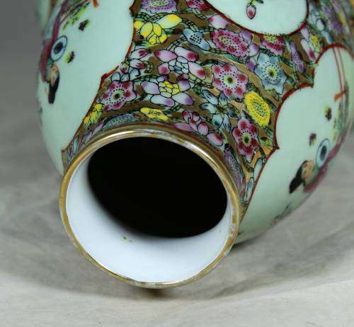 Chinese 'Famille Rose' double gourd vase
