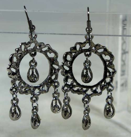 Ornate round earrings
