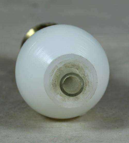 Miniature handcrafted brass temptation lamp