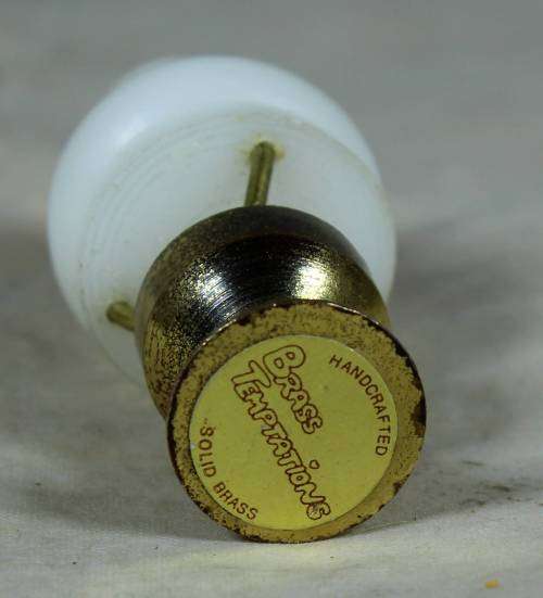Miniature handcrafted brass temptation lamp