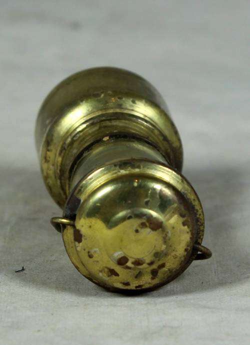 Miniature handcrafted brass temptations gas light