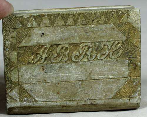 SMALL STONE BOOK (VERY ARTISTIC)-BID NOW