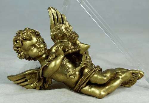 Molded cherub cupid